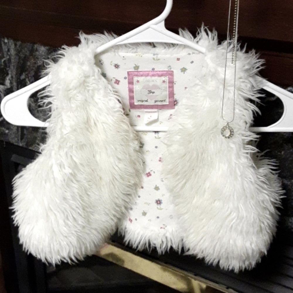 Toddler fur vest